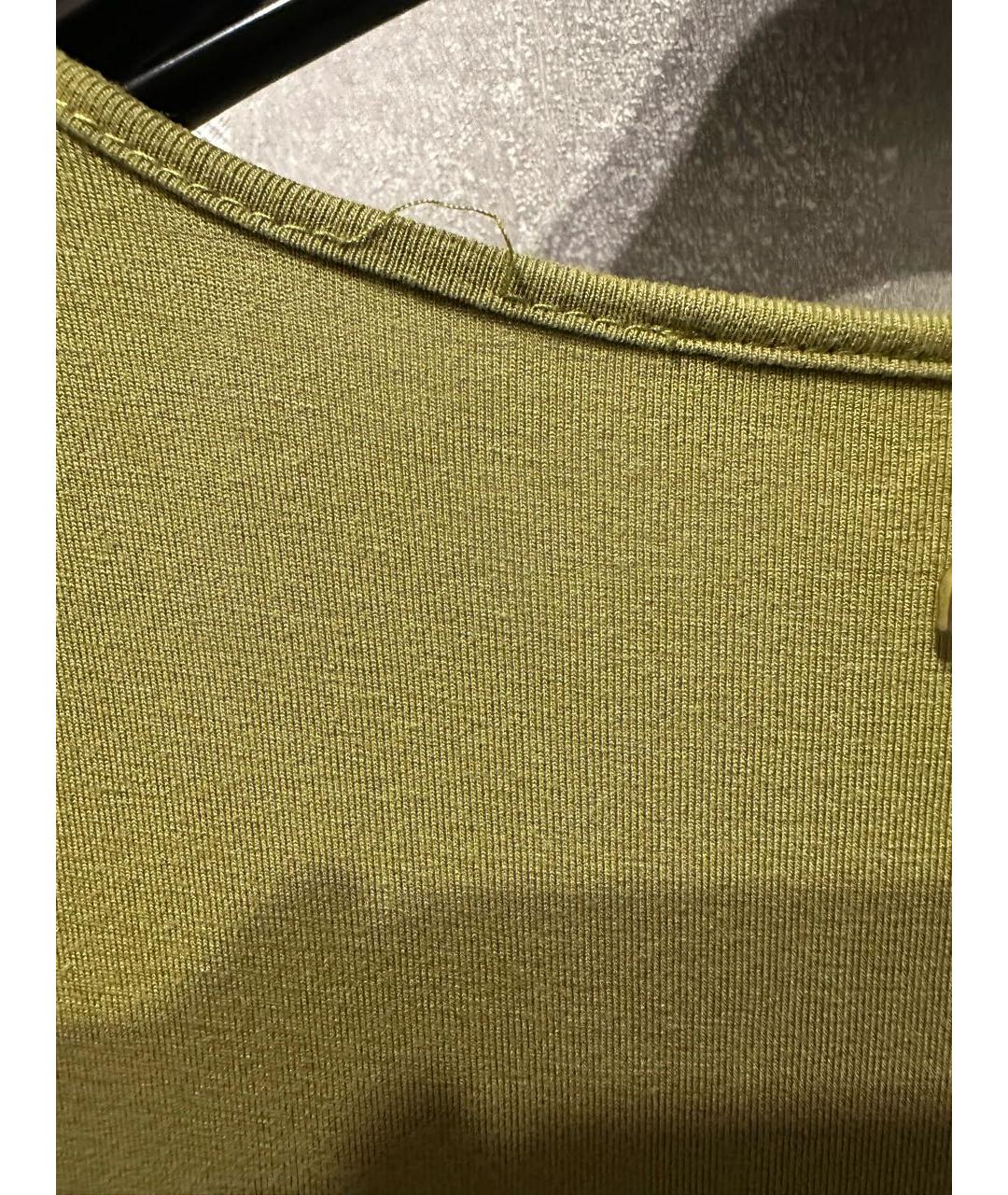 PATRIZIA PEPE Зеленые вискозное повседневное платье, фото 6