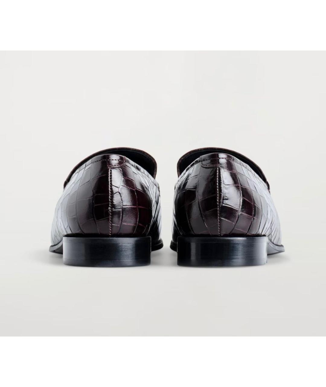 COS Бордовые кожаные лоферы, фото 3