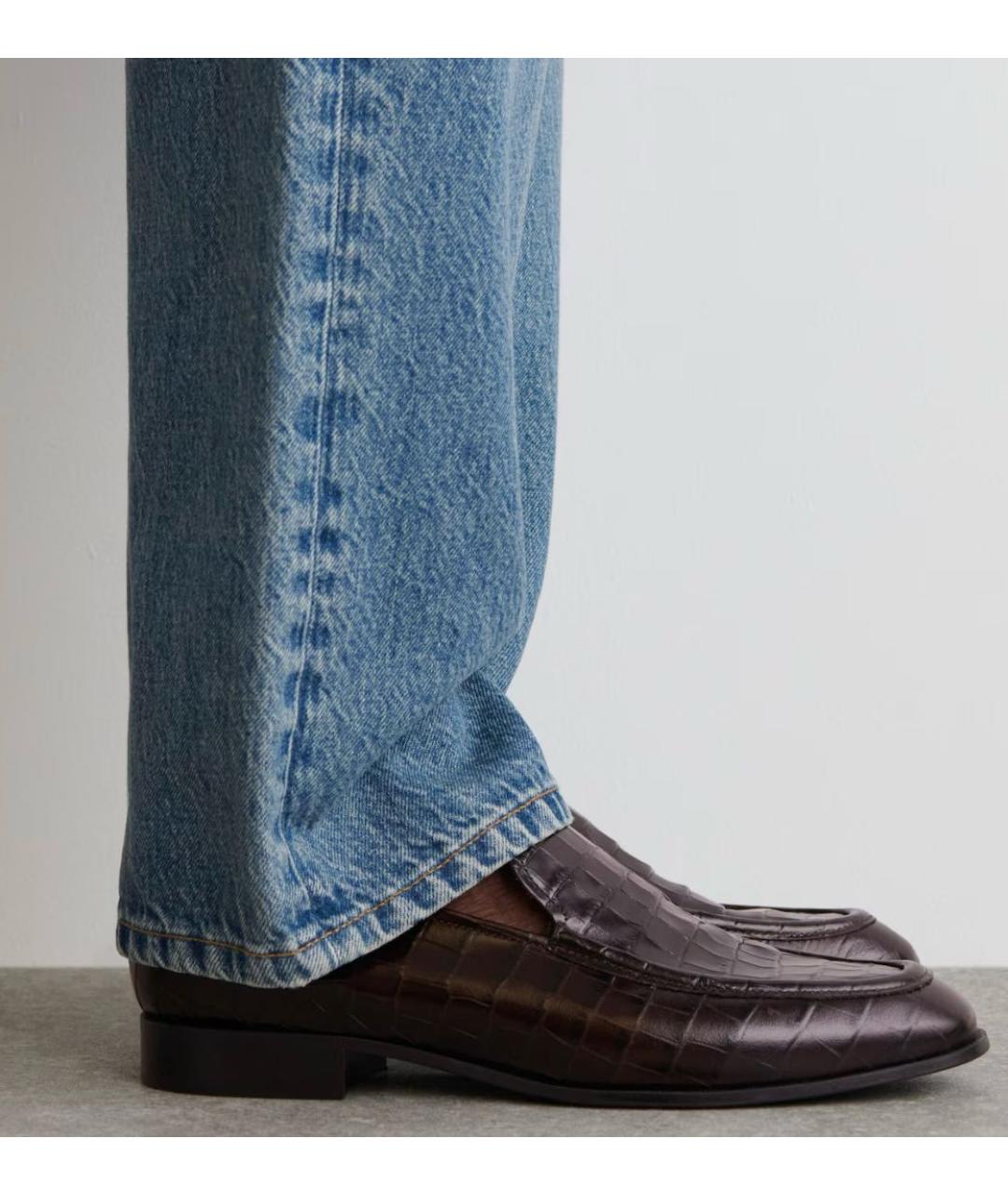 COS Бордовые кожаные лоферы, фото 5