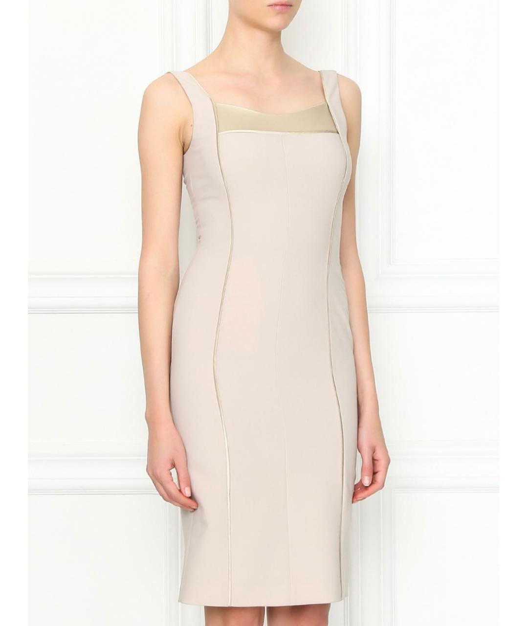 PHILOSOPHY Бежевое коктейльное платье, фото 2