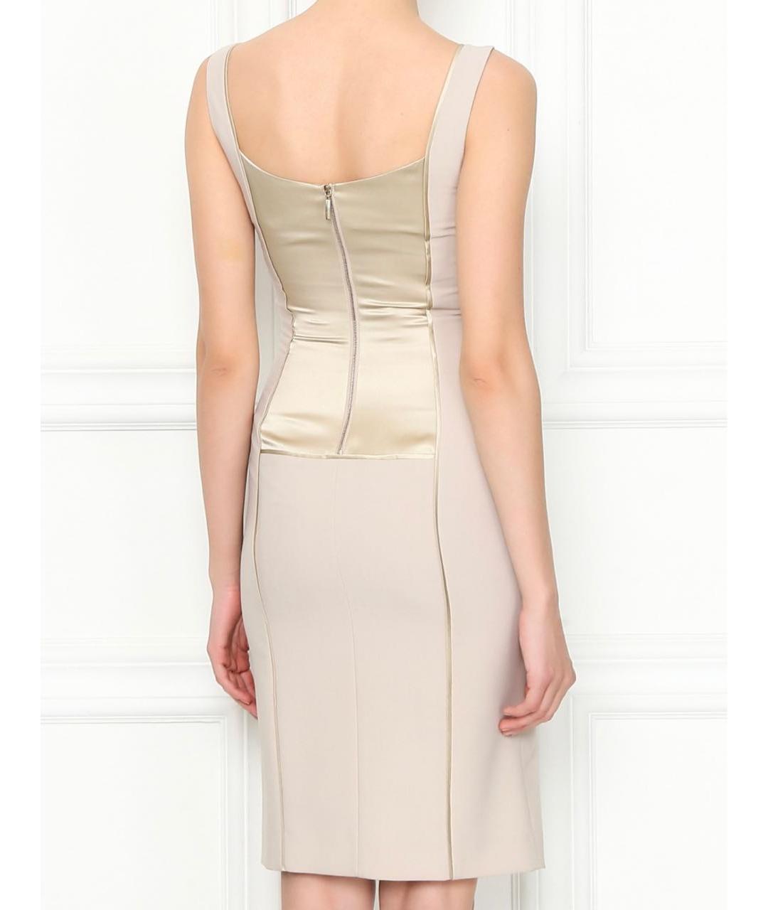 PHILOSOPHY Бежевое коктейльное платье, фото 3