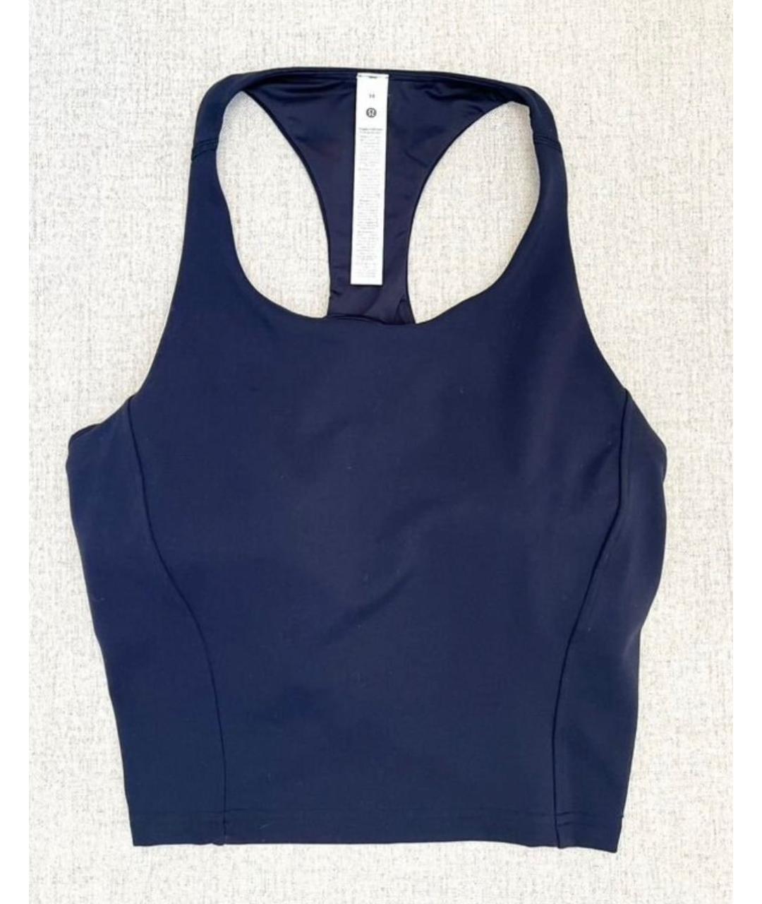Lululemon Темно-синяя майка, фото 8