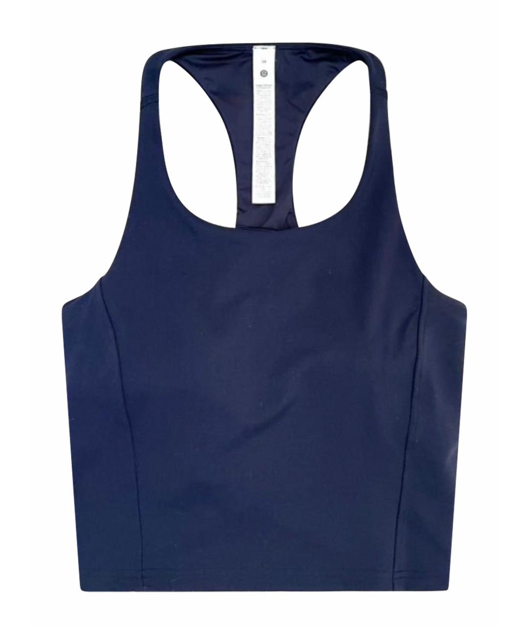 Lululemon Темно-синяя майка, фото 1