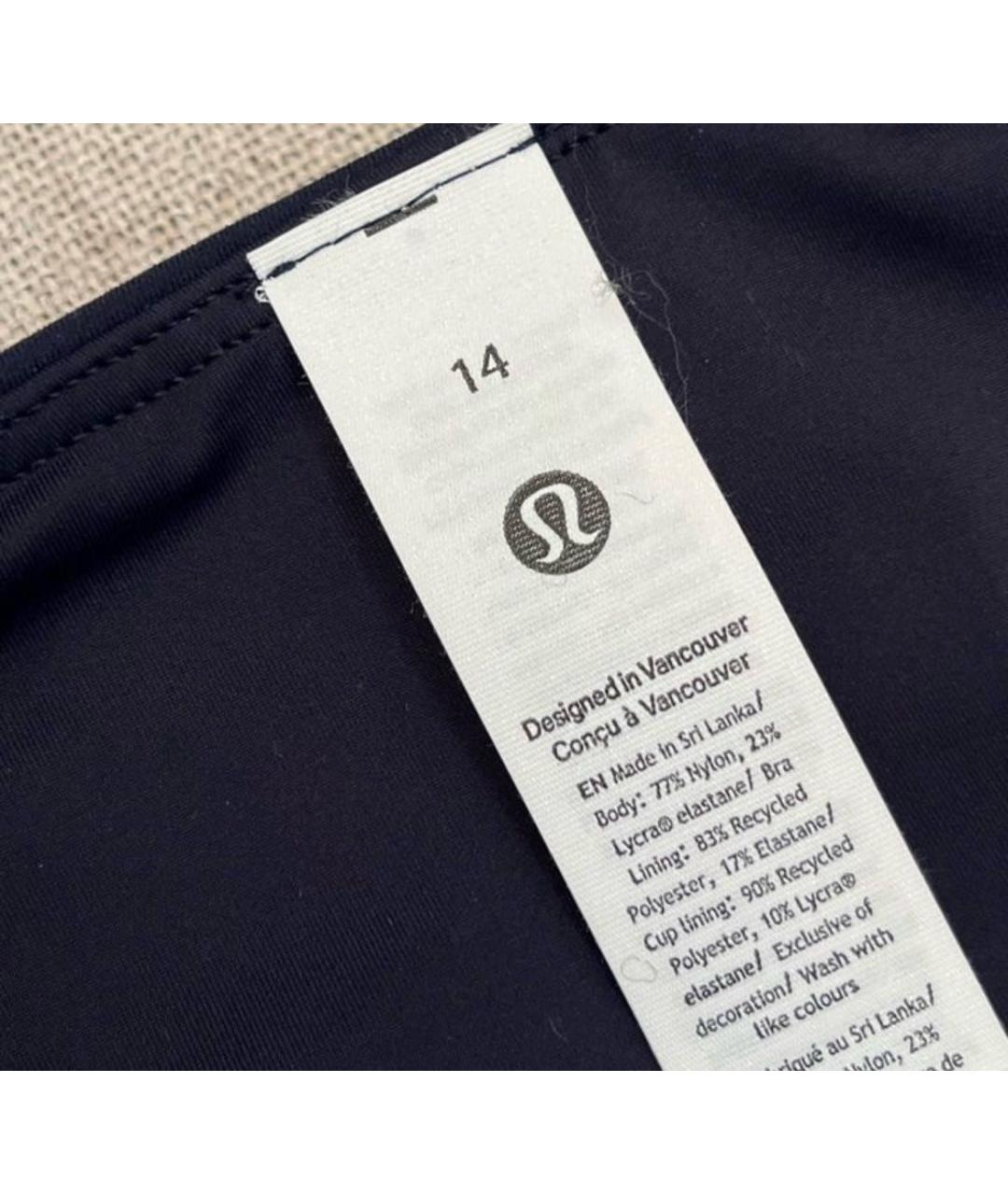 Lululemon Темно-синяя майка, фото 5