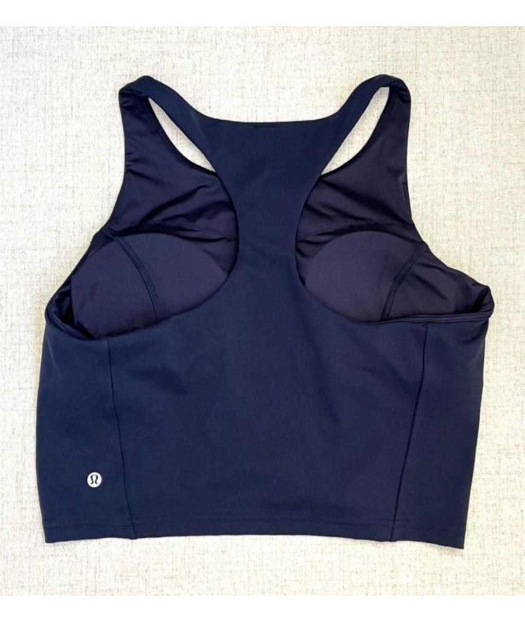 Lululemon Темно-синяя майка, фото 2
