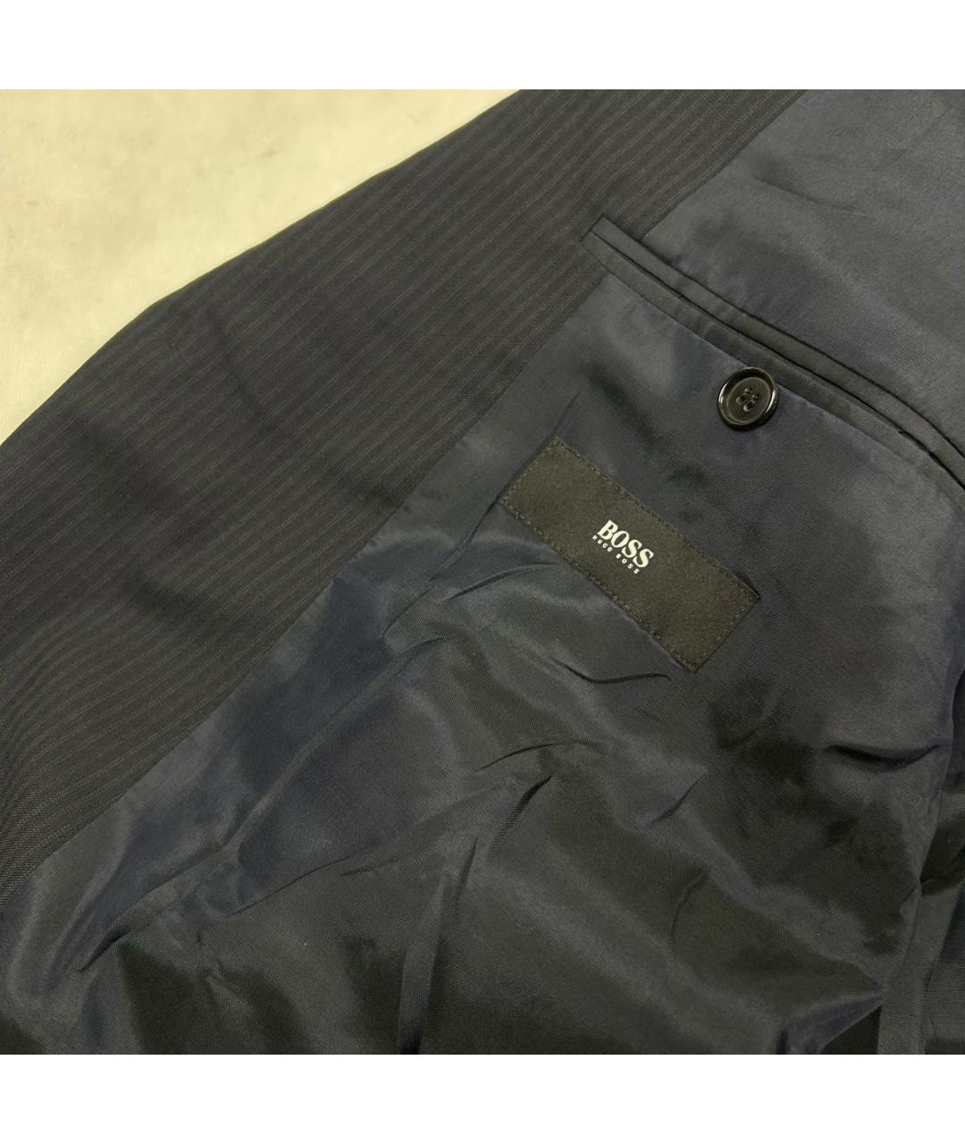 HUGO BOSS Черный шерстяной пиджак, фото 4