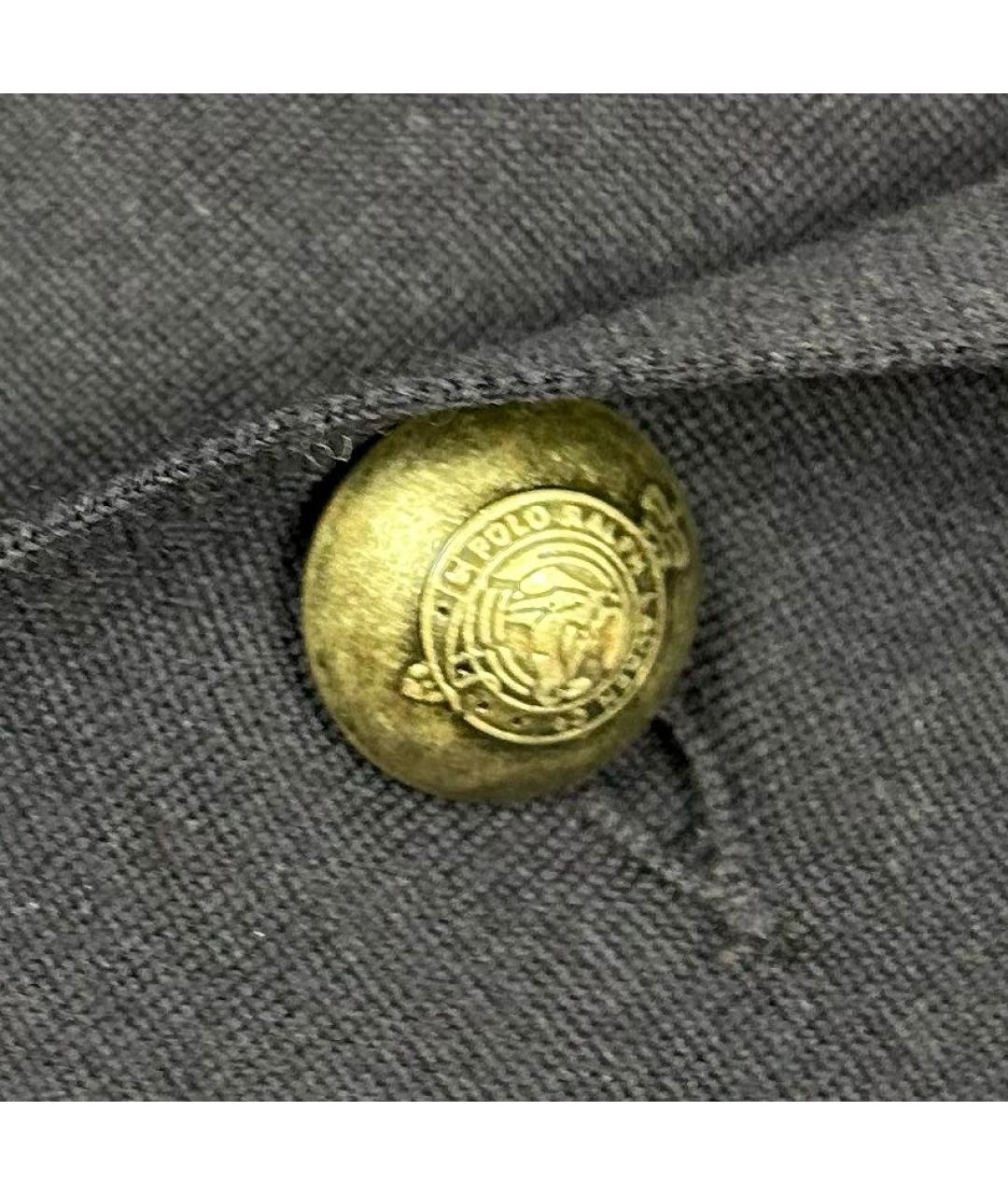 RALPH LAUREN PURPLE LABEL Темно-синий шерстяной кардиган, фото 5