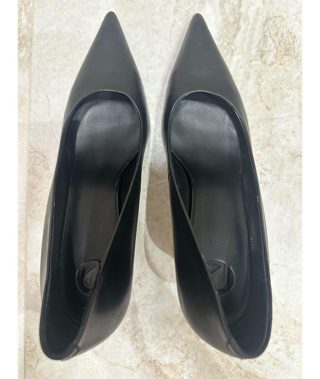 12 STOREEZ Черные кожаные туфли, фото 3