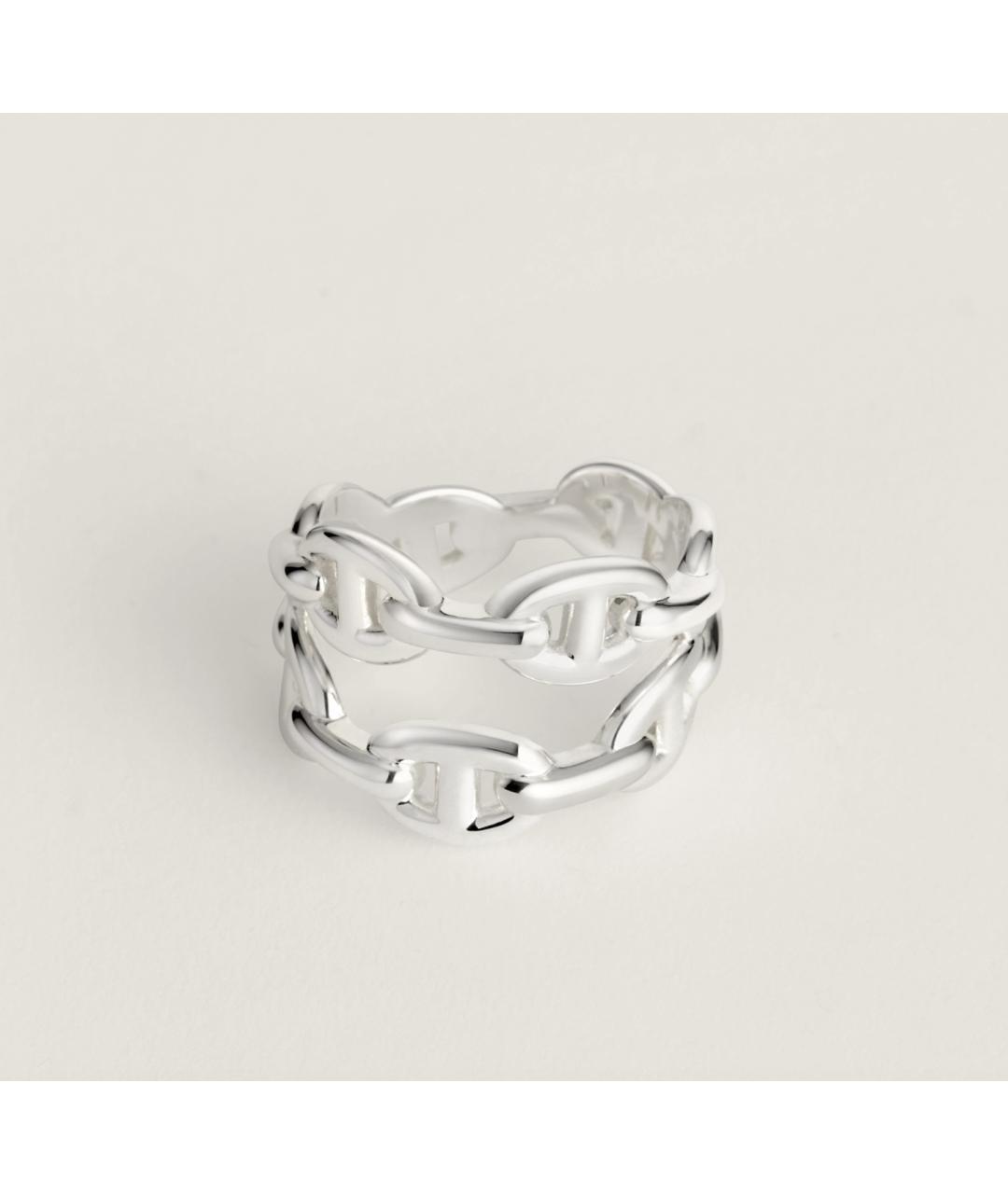 HERMES Серебряное серебряное кольцо, фото 5