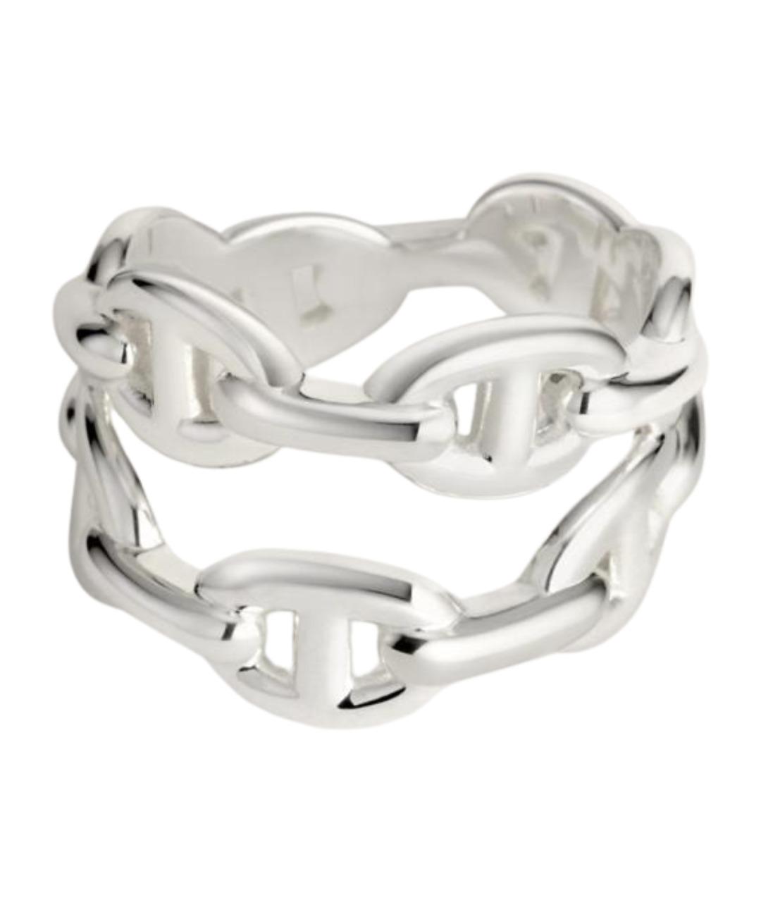 HERMES Серебряное серебряное кольцо, фото 1