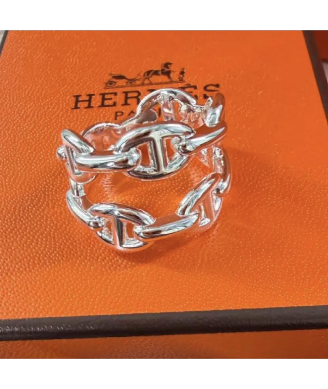 HERMES Серебряное серебряное кольцо, фото 3