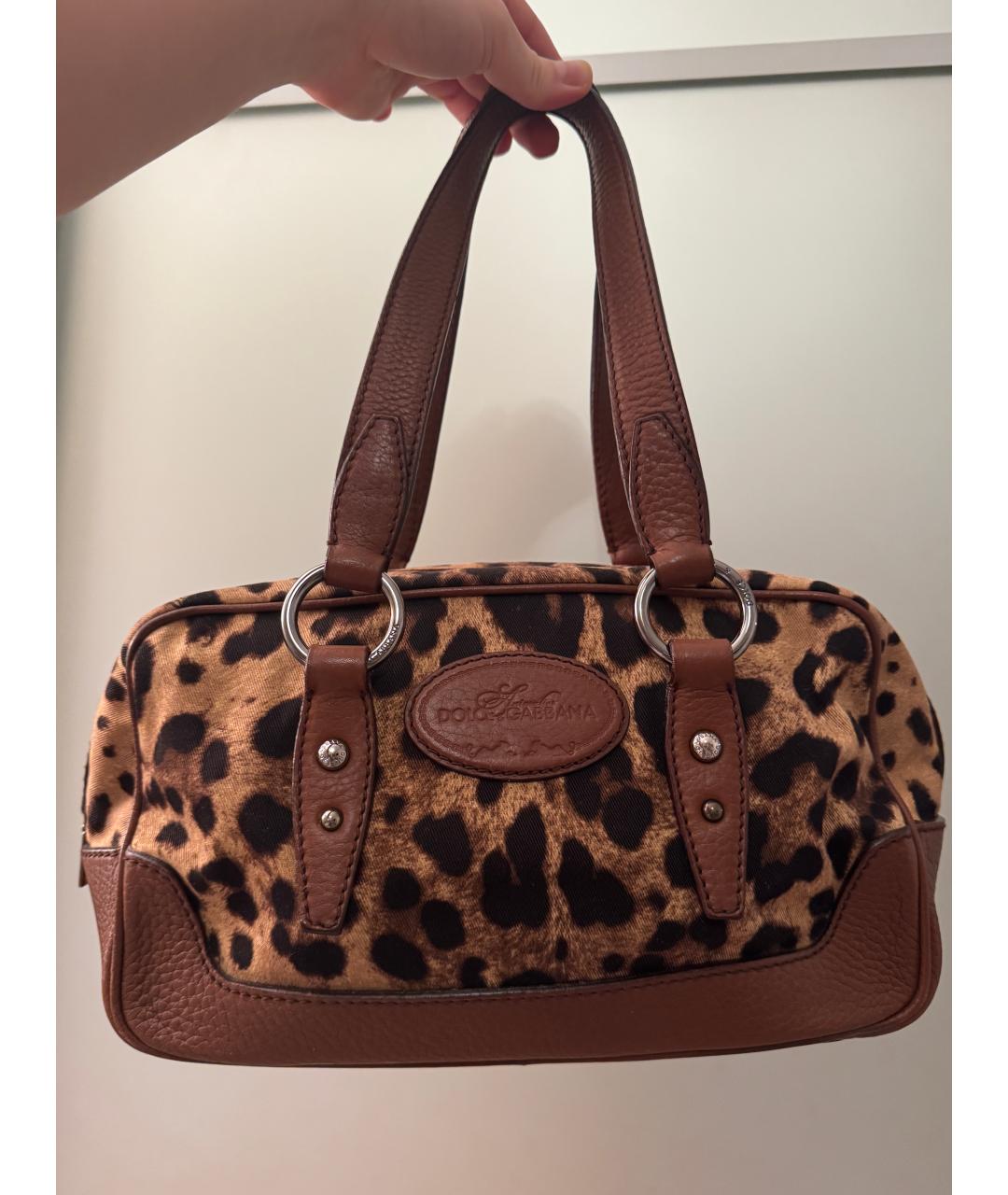 DOLCE&GABBANA Тканевая сумка с короткими ручками, фото 8