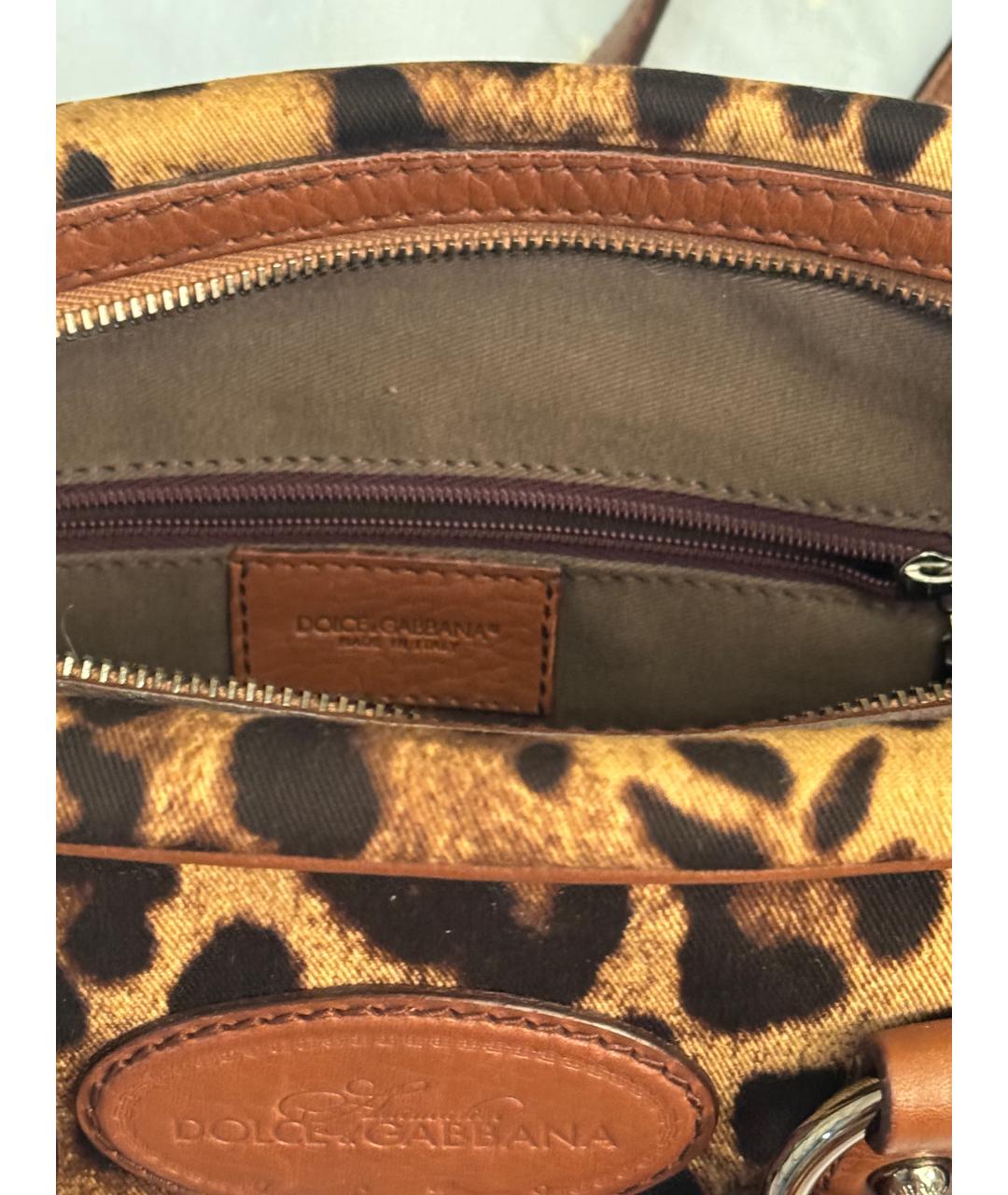 DOLCE&GABBANA Тканевая сумка с короткими ручками, фото 6