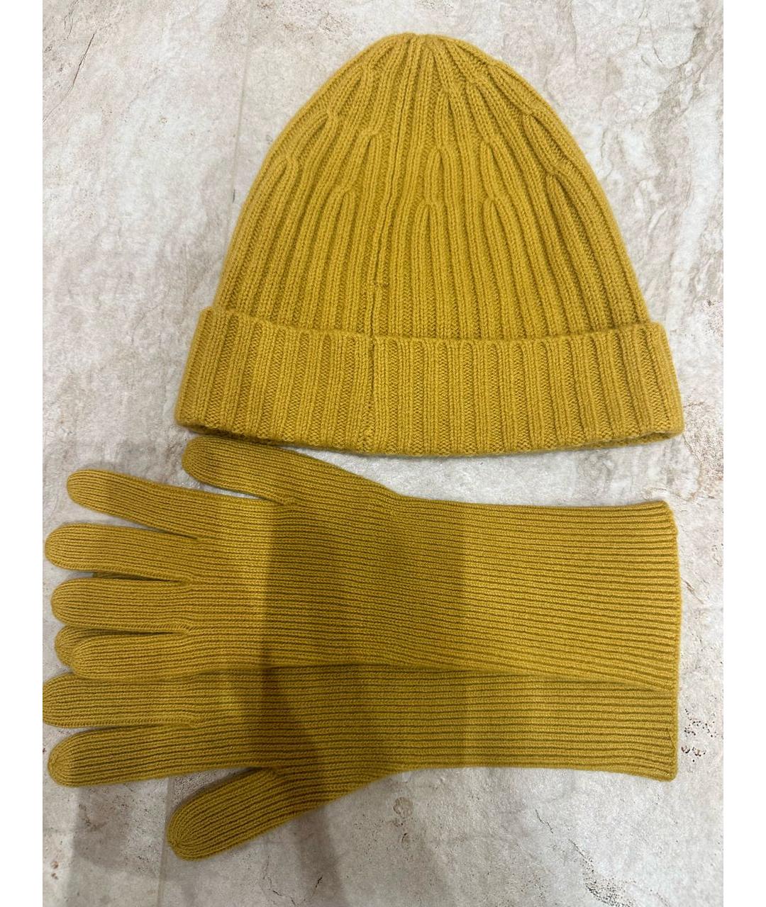 12 STOREEZ Горчичная шерстяная шапка, фото 4