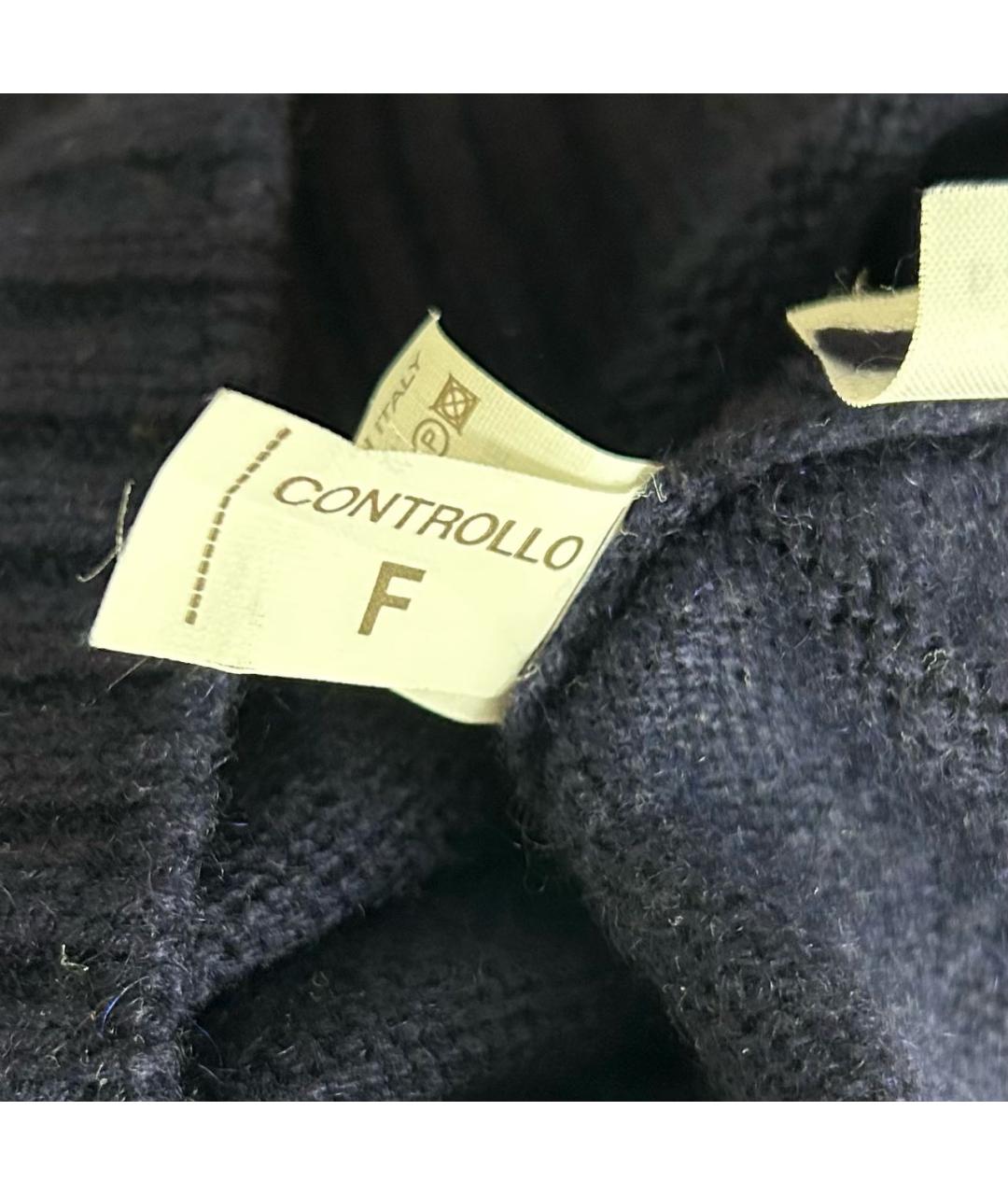 BRUNELLO CUCINELLI Темно-синий кашемировый джемпер / свитер, фото 5