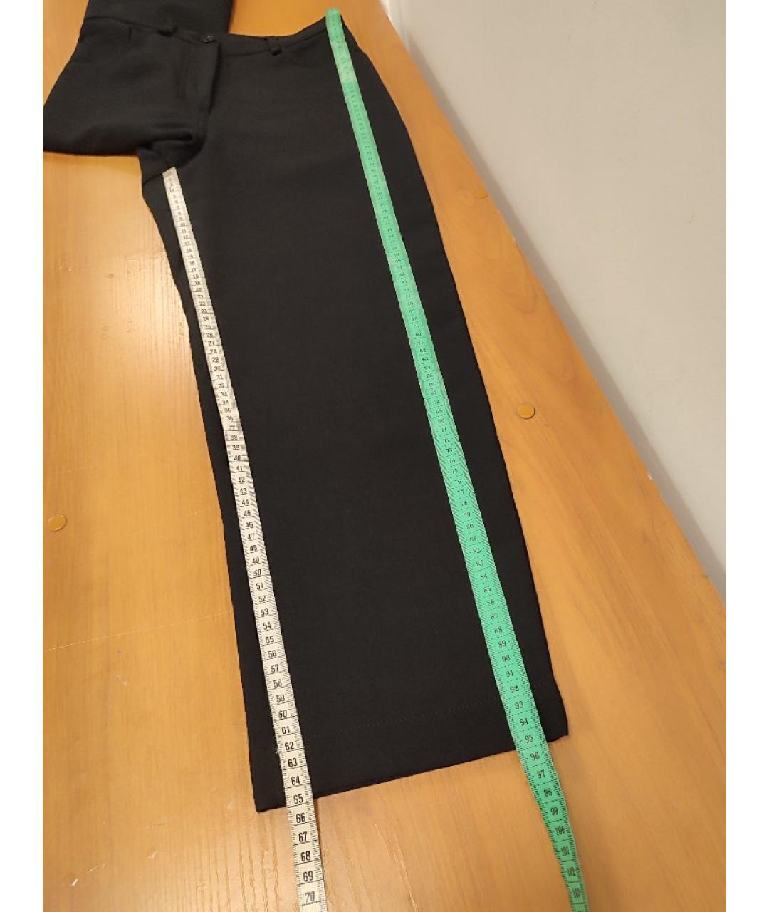 ARKET Черные шерстяные прямые брюки, фото 5