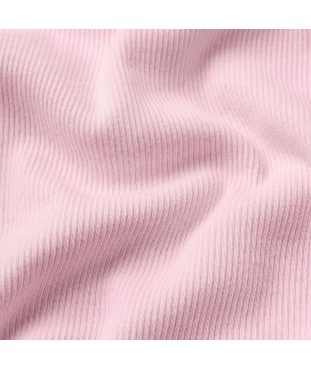 SKIMS Розовая хлопко-эластановая футболка, фото 7