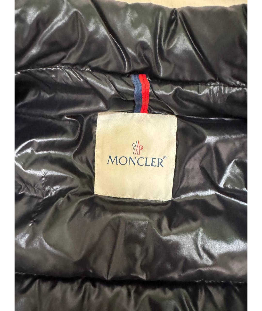 MONCLER Черный полиамидовый жилет, фото 3