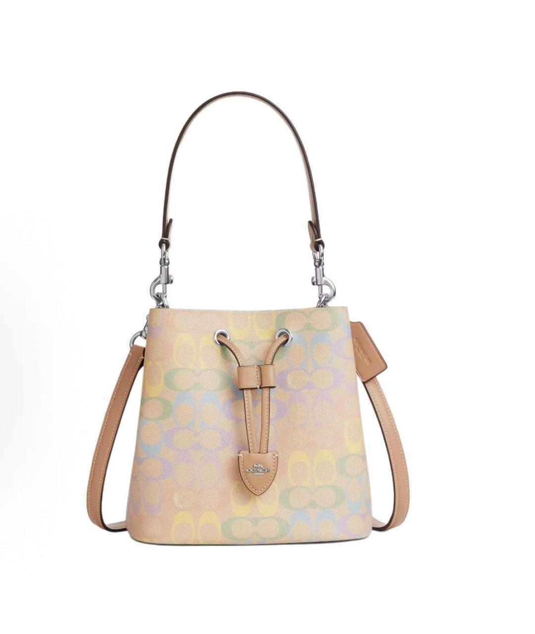 COACH Розовая сумка тоут, фото 9