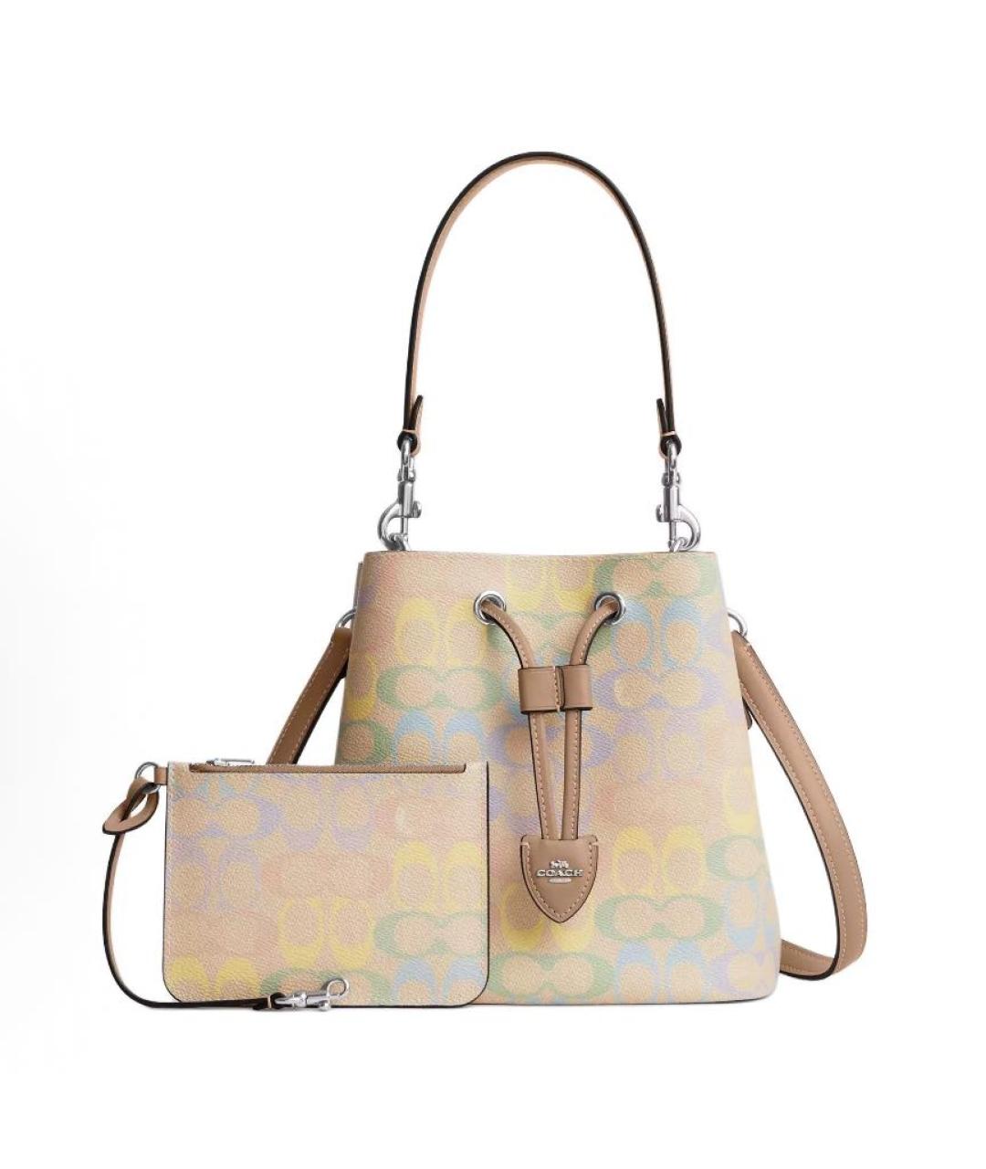 COACH Розовая сумка тоут, фото 3