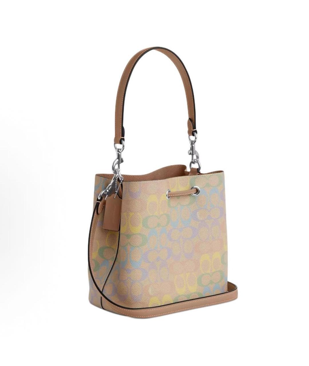 COACH Розовая сумка тоут, фото 4