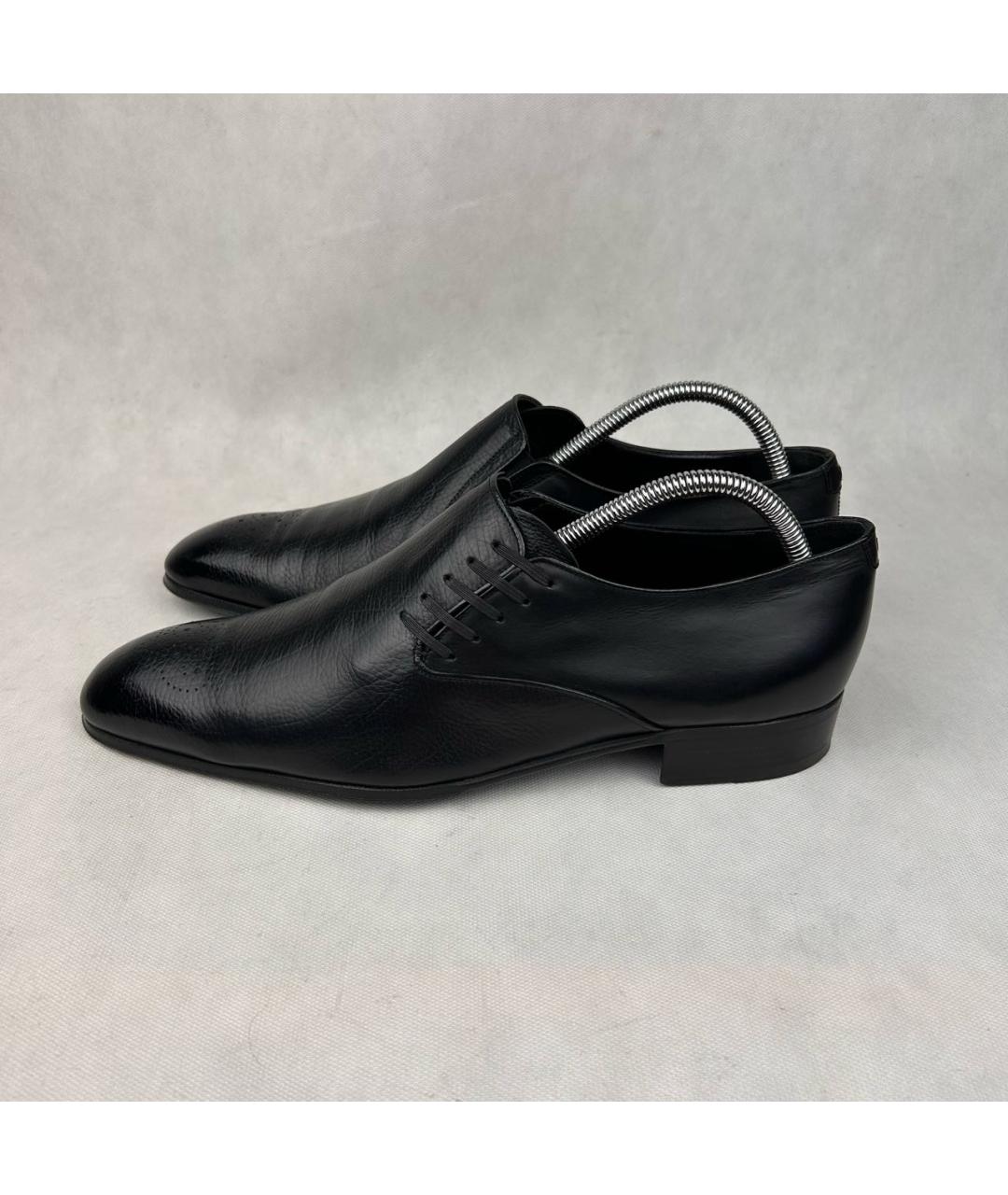 ARTIOLI Черные кожаные туфли, фото 6