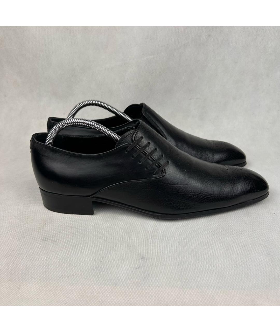 ARTIOLI Черные кожаные туфли, фото 9