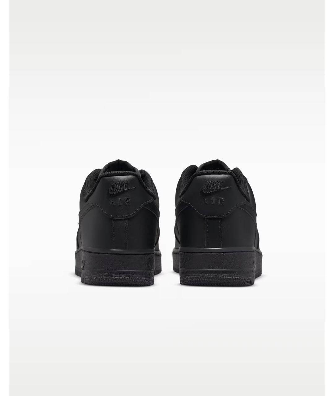 NIKE Черные кожаные кроссовки, фото 3