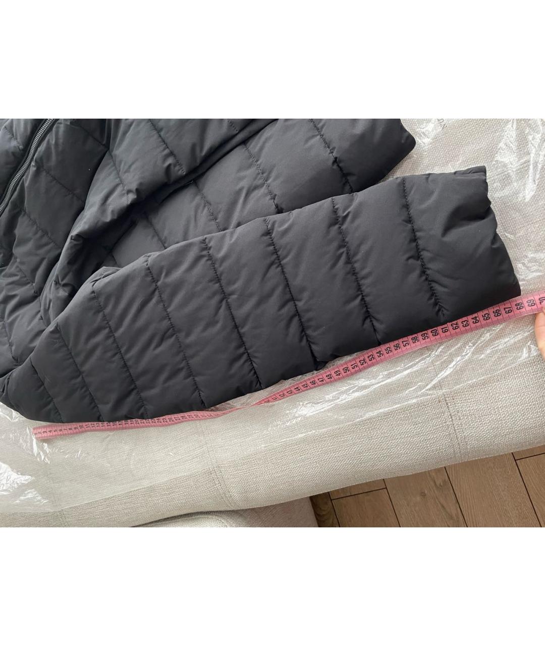 CALVIN KLEIN Черный полиэстеровый пуховик, фото 7