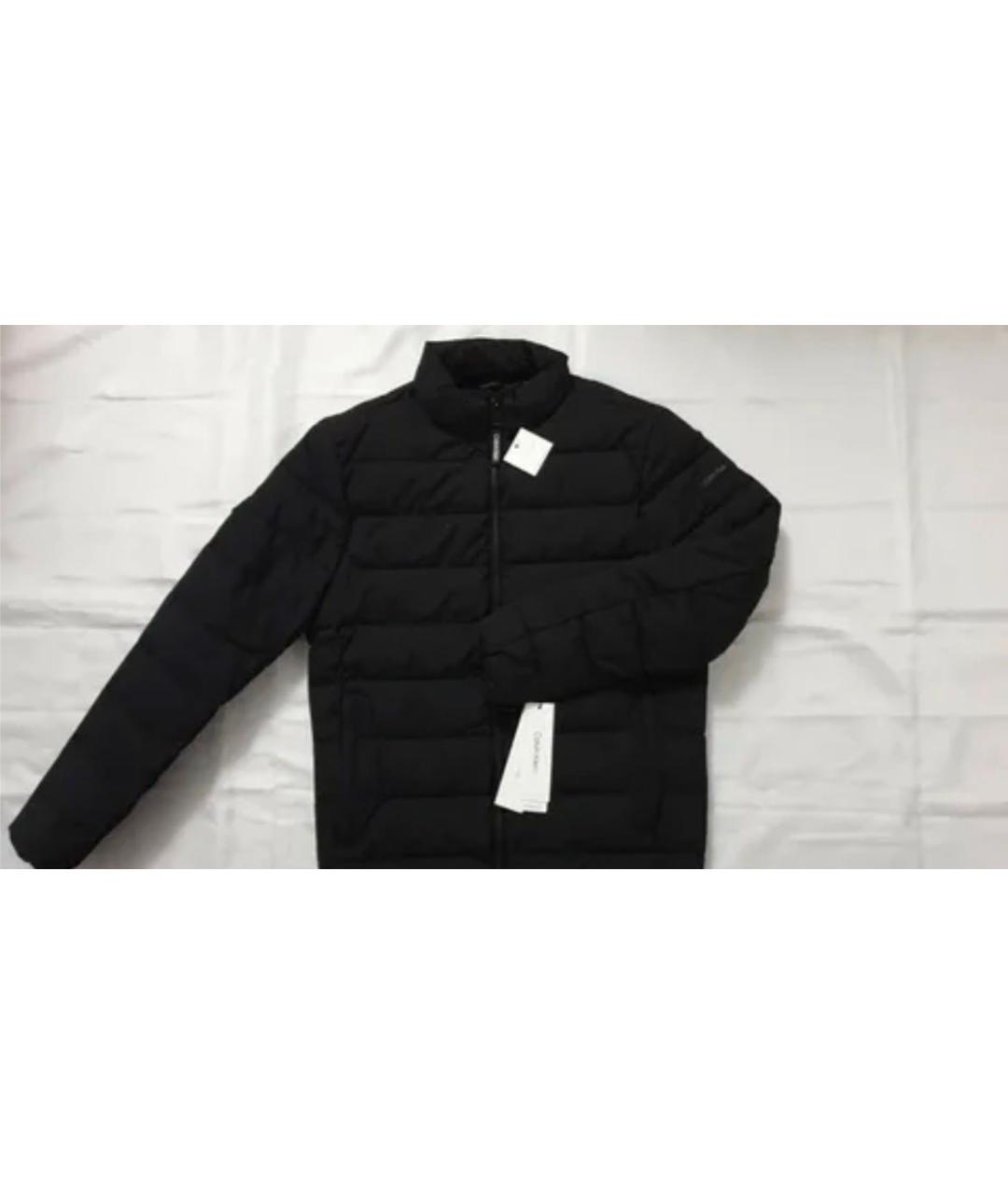 CALVIN KLEIN Черный полиэстеровый пуховик, фото 5