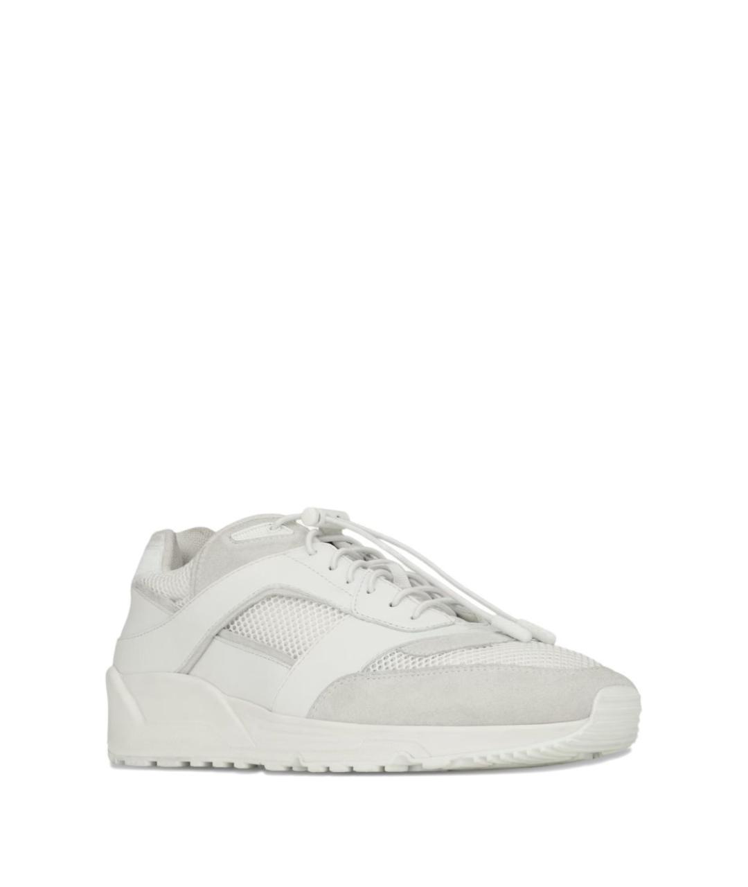 SAINT LAURENT Белые низкие кроссовки / кеды, фото 2