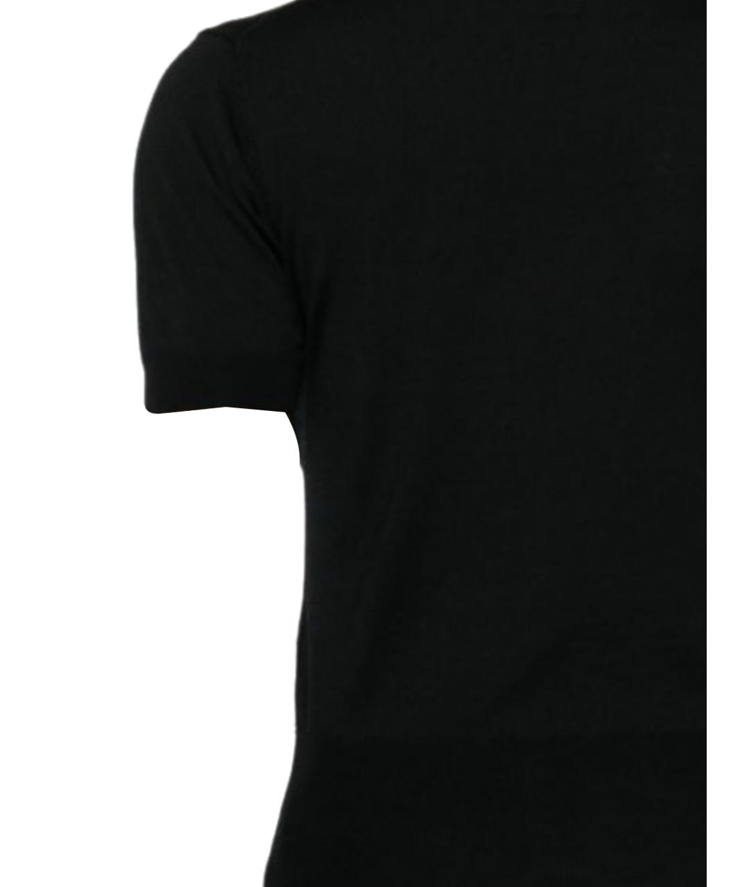 VIVIENNE WESTWOOD Черная шерстяная футболка, фото 3