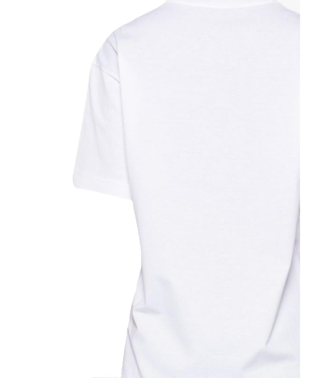 GUCCI Белая хлопковая футболка, фото 3