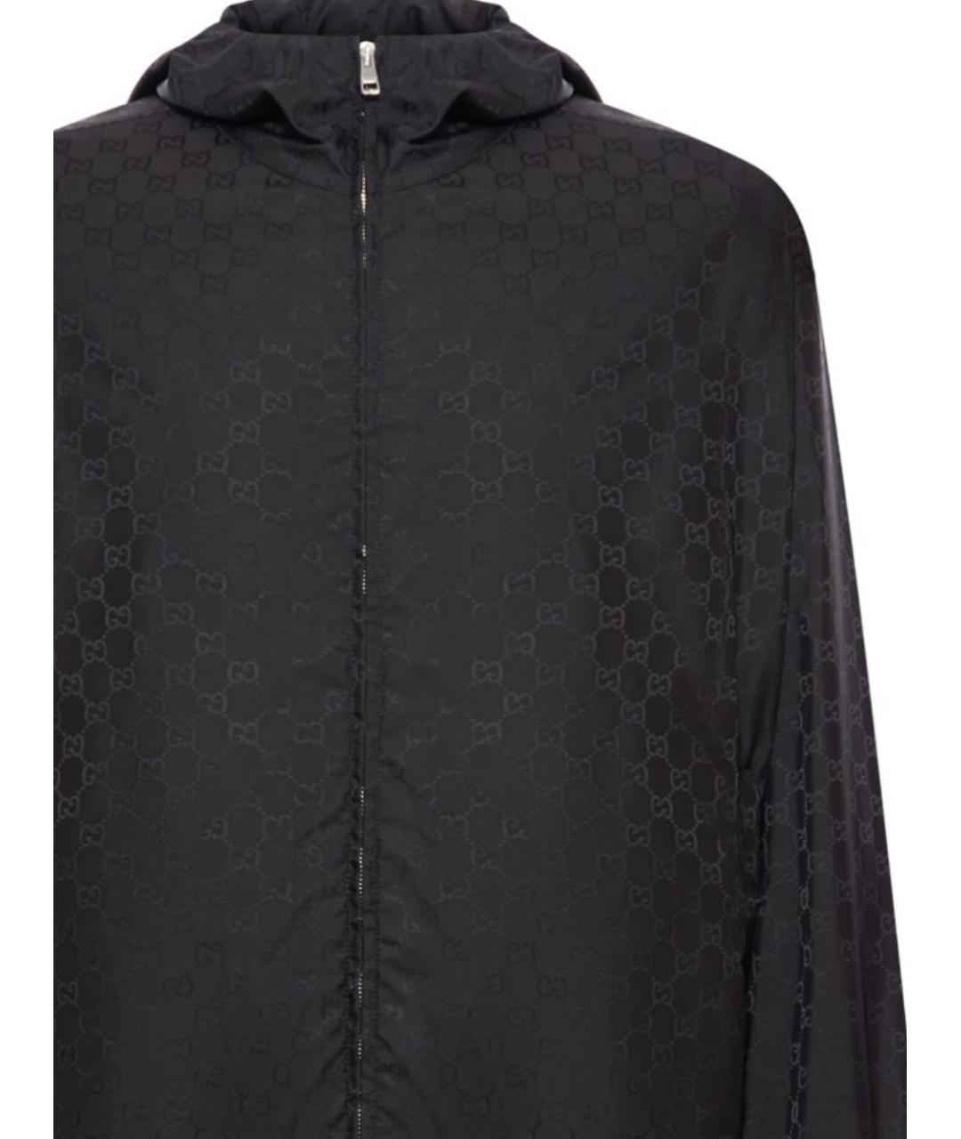 GUCCI Черная полиамидовая куртка, фото 2