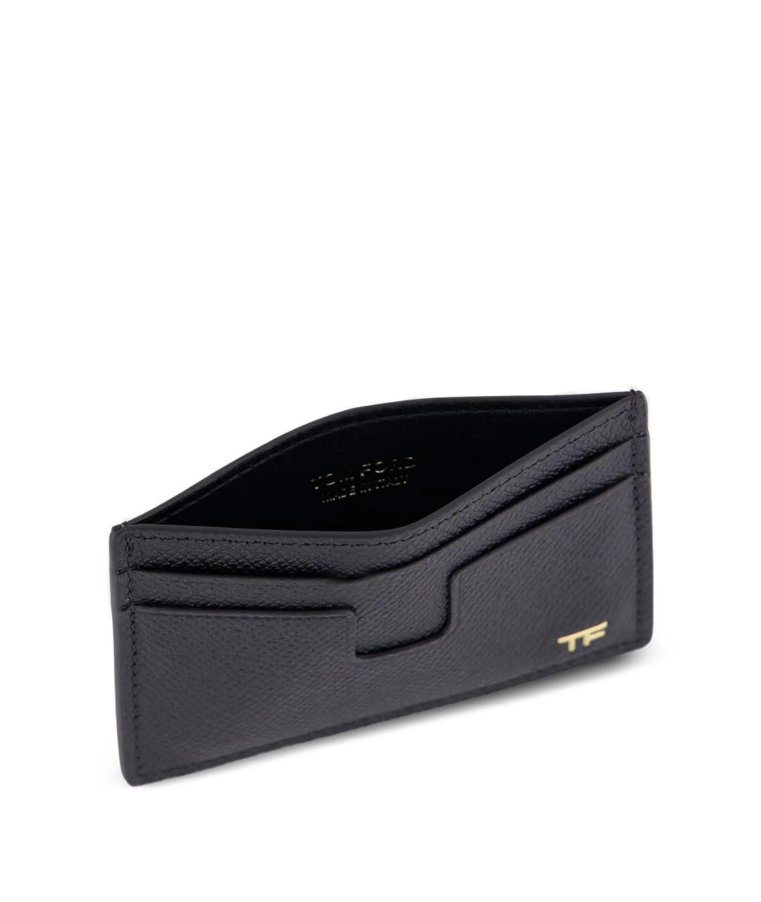 TOM FORD Черный кожаный кардхолдер, фото 2