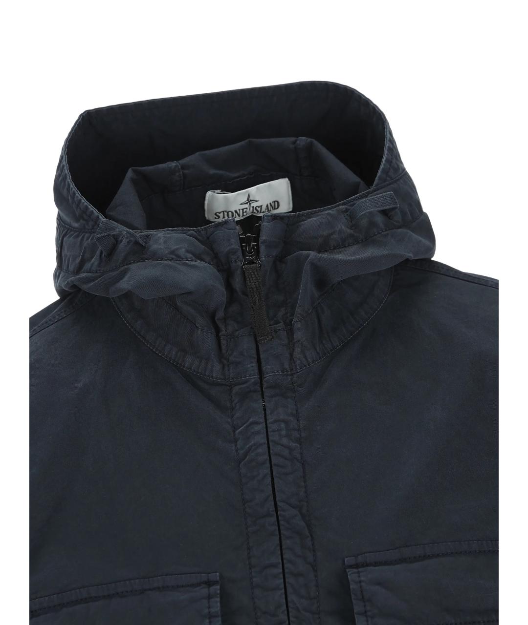 STONE ISLAND Синяя хлопковая куртка, фото 2