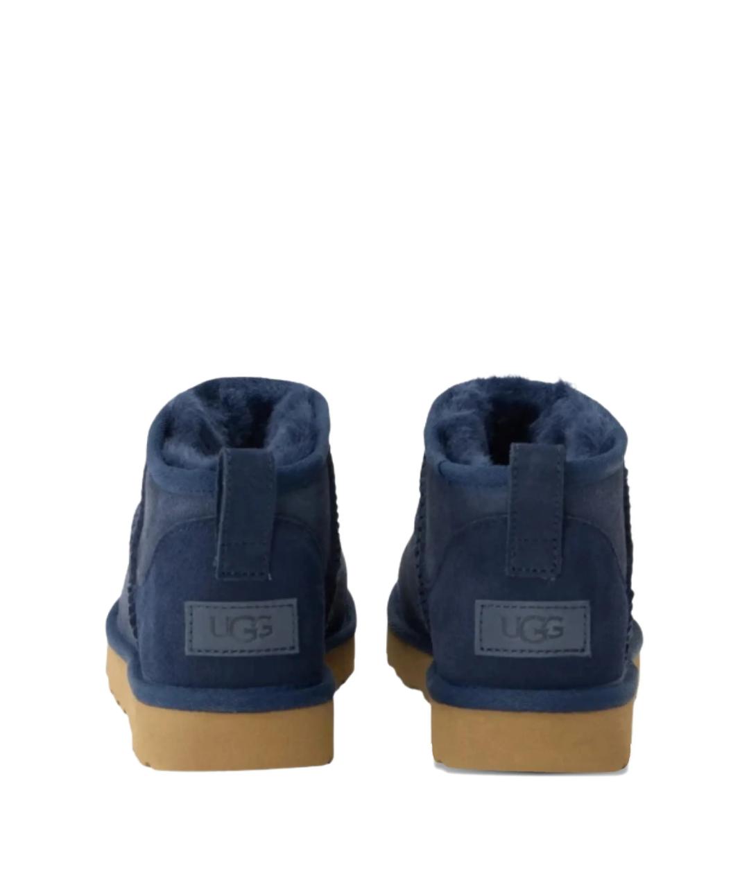 UGG AUSTRALIA Синие замшевые ботинки, фото 3