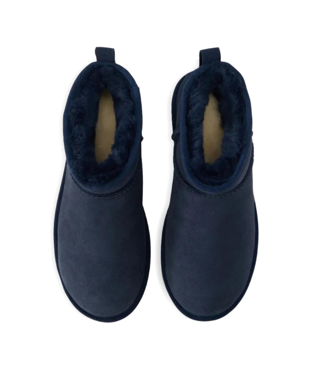 UGG AUSTRALIA Синие замшевые ботинки, фото 4