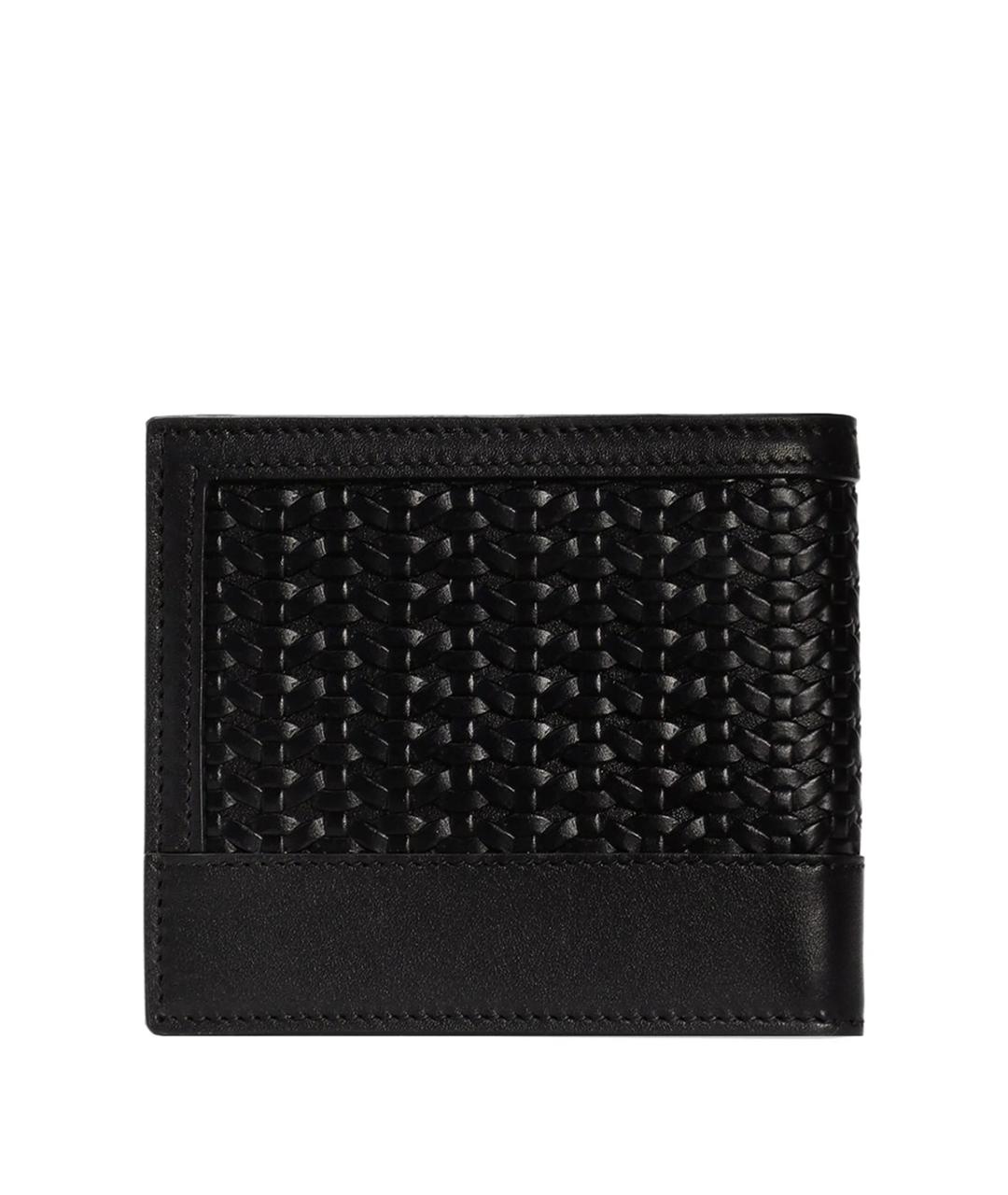 DOLCE&GABBANA Черный кожаный кошелек, фото 3