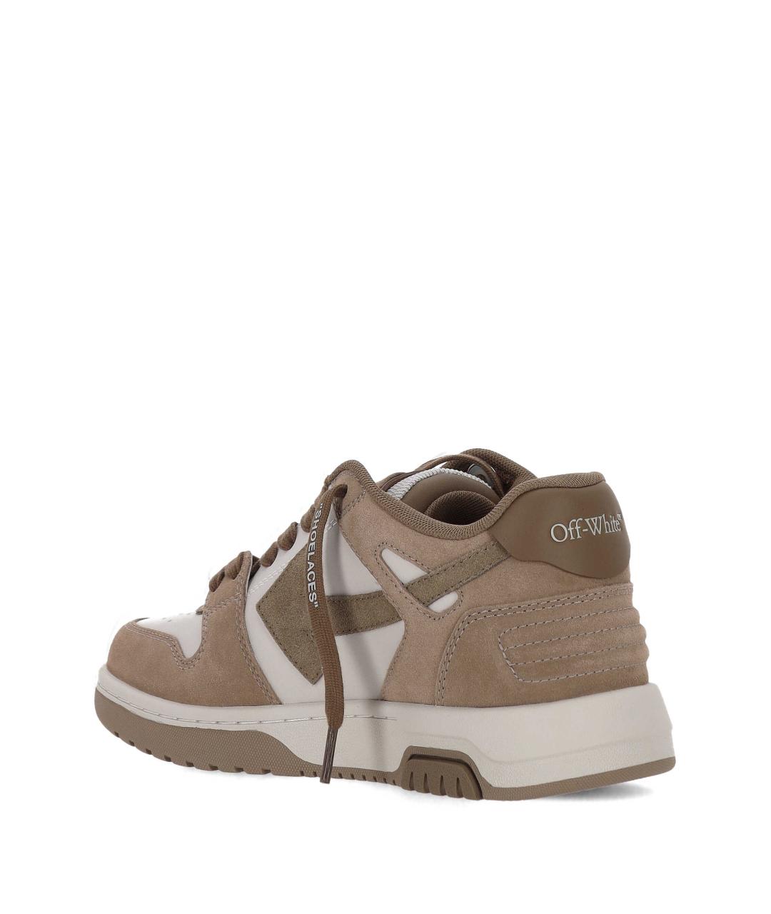 OFF-WHITE Коричневые кроссовки, фото 3