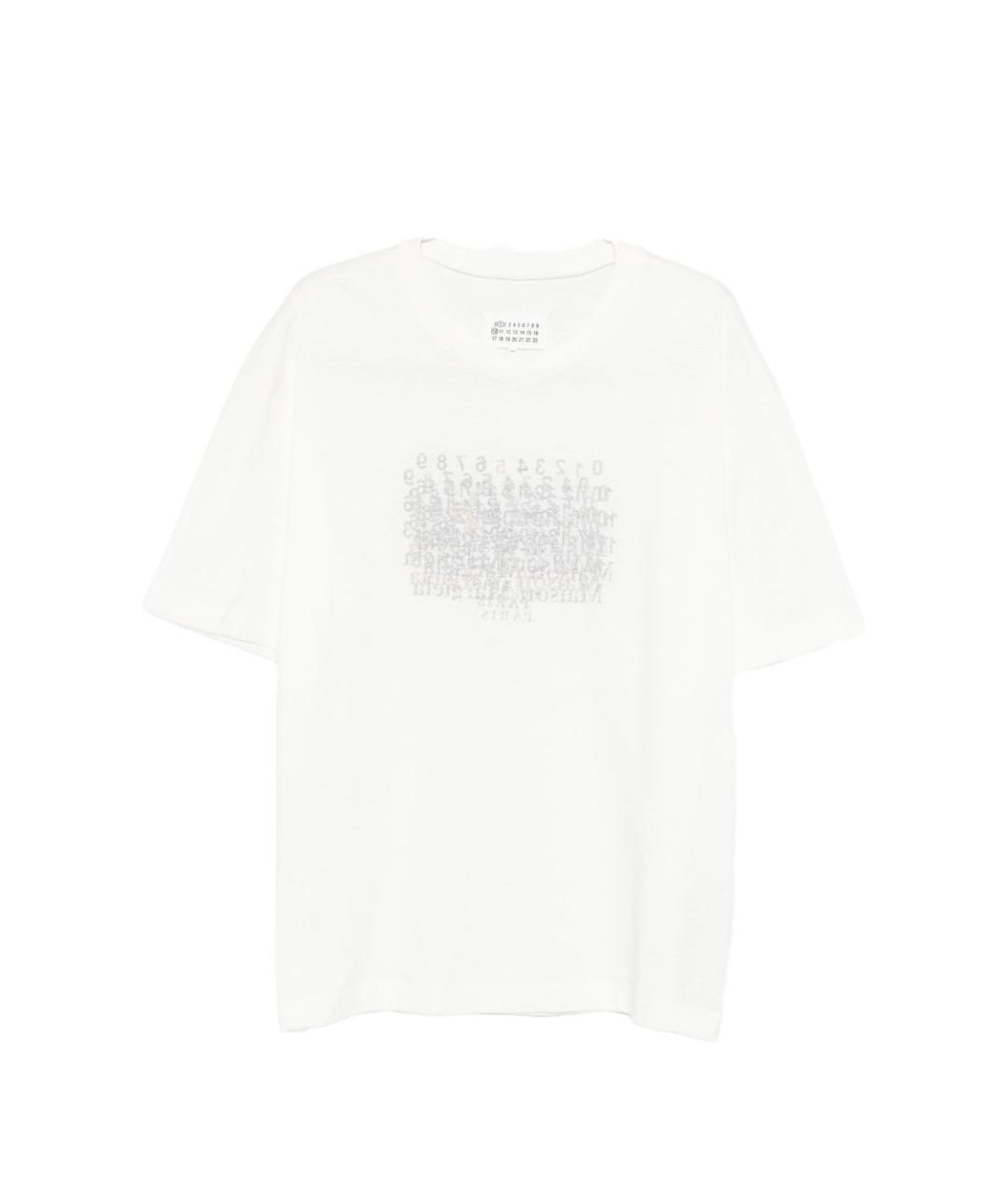 MAISON MARGIELA Бежевая хлопковая футболка, фото 1