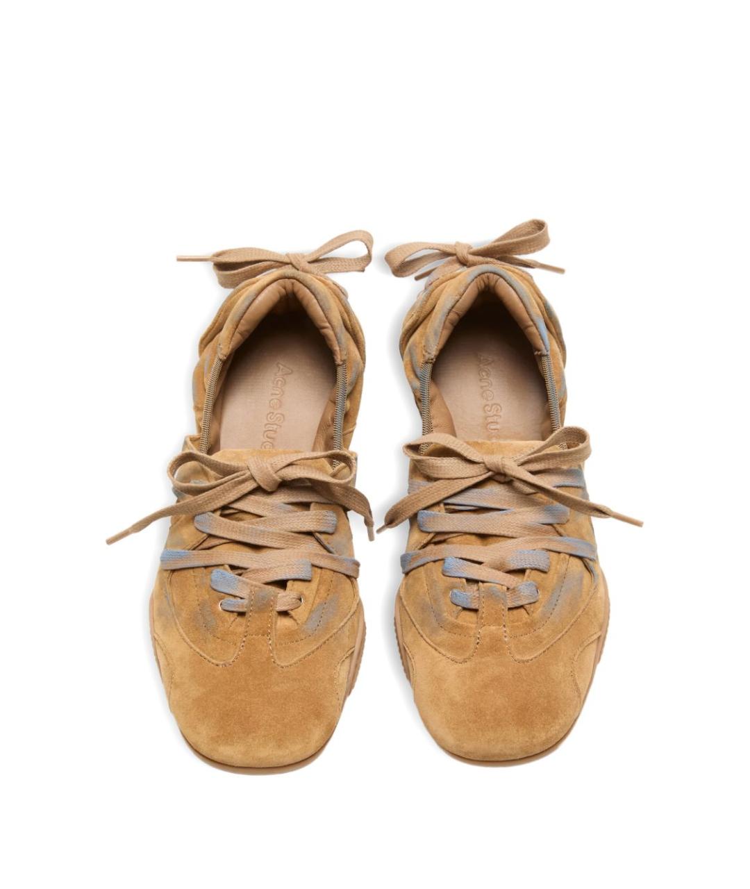 ACNE STUDIOS Бежевые замшевые балетки, фото 2