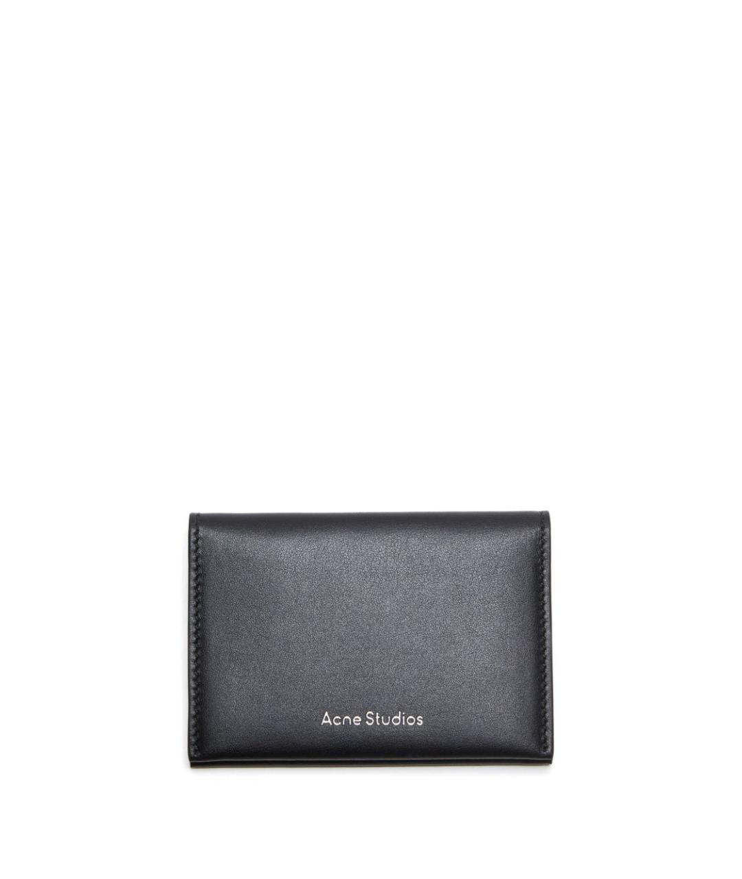 ACNE STUDIOS Черный кожаный кошелек, фото 1