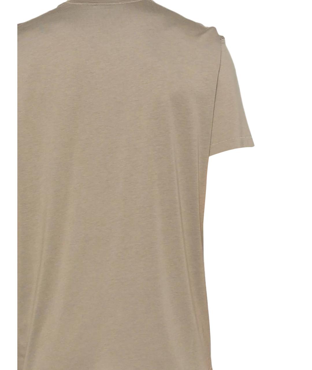 TOM FORD Зеленая хлопковая футболка, фото 3