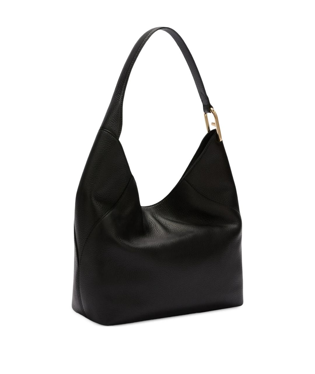 FURLA Черная кожаная сумка через плечо, фото 2