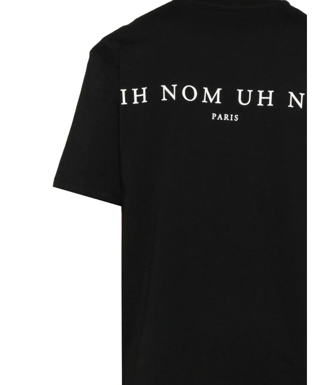 IH NOM UH NIT Черная хлопковая футболка, фото 3