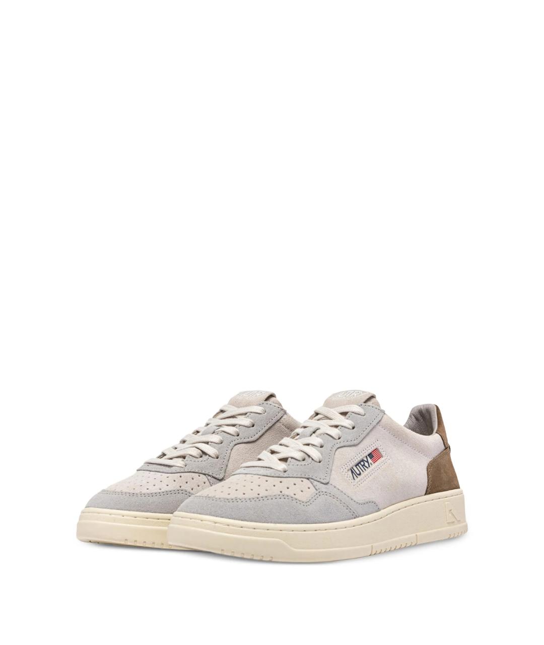 AUTRY Серые замшевые низкие кроссовки / кеды, фото 2