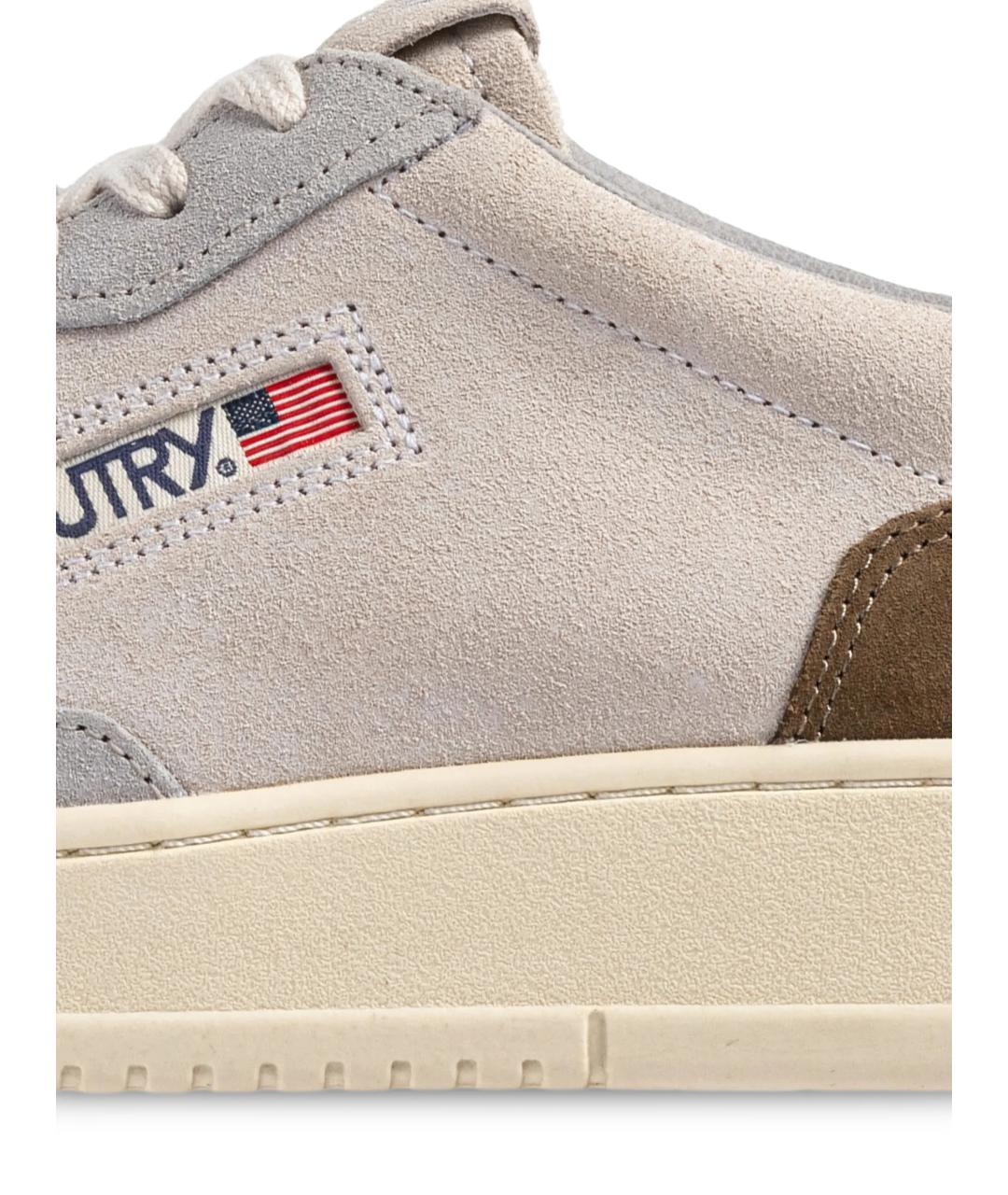 AUTRY Серые замшевые низкие кроссовки / кеды, фото 5