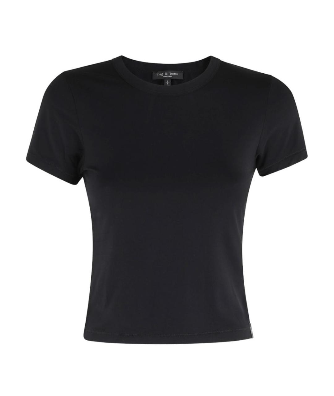 RAG & BONE Черная футболка, фото 1
