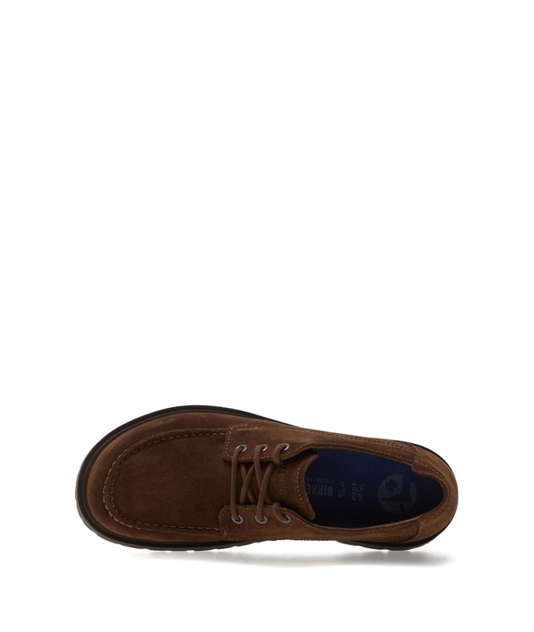 BIRKENSTOCK Коричневые замшевые ботинки, фото 5